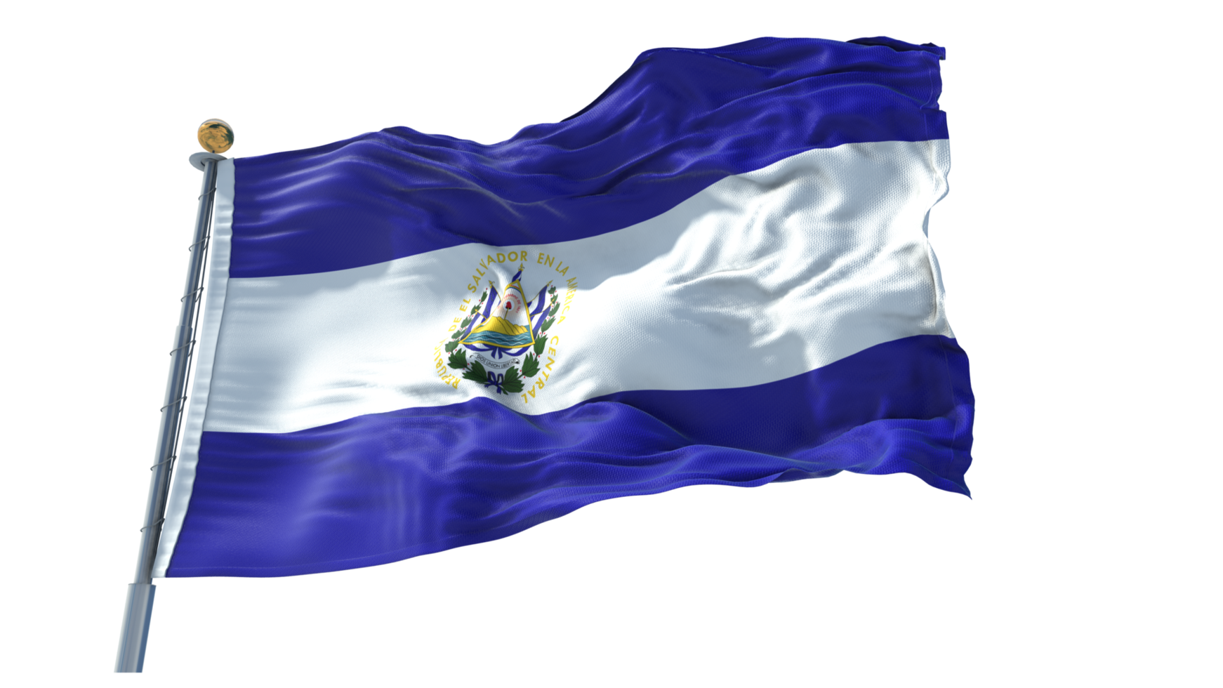 bandera salvadoreña png