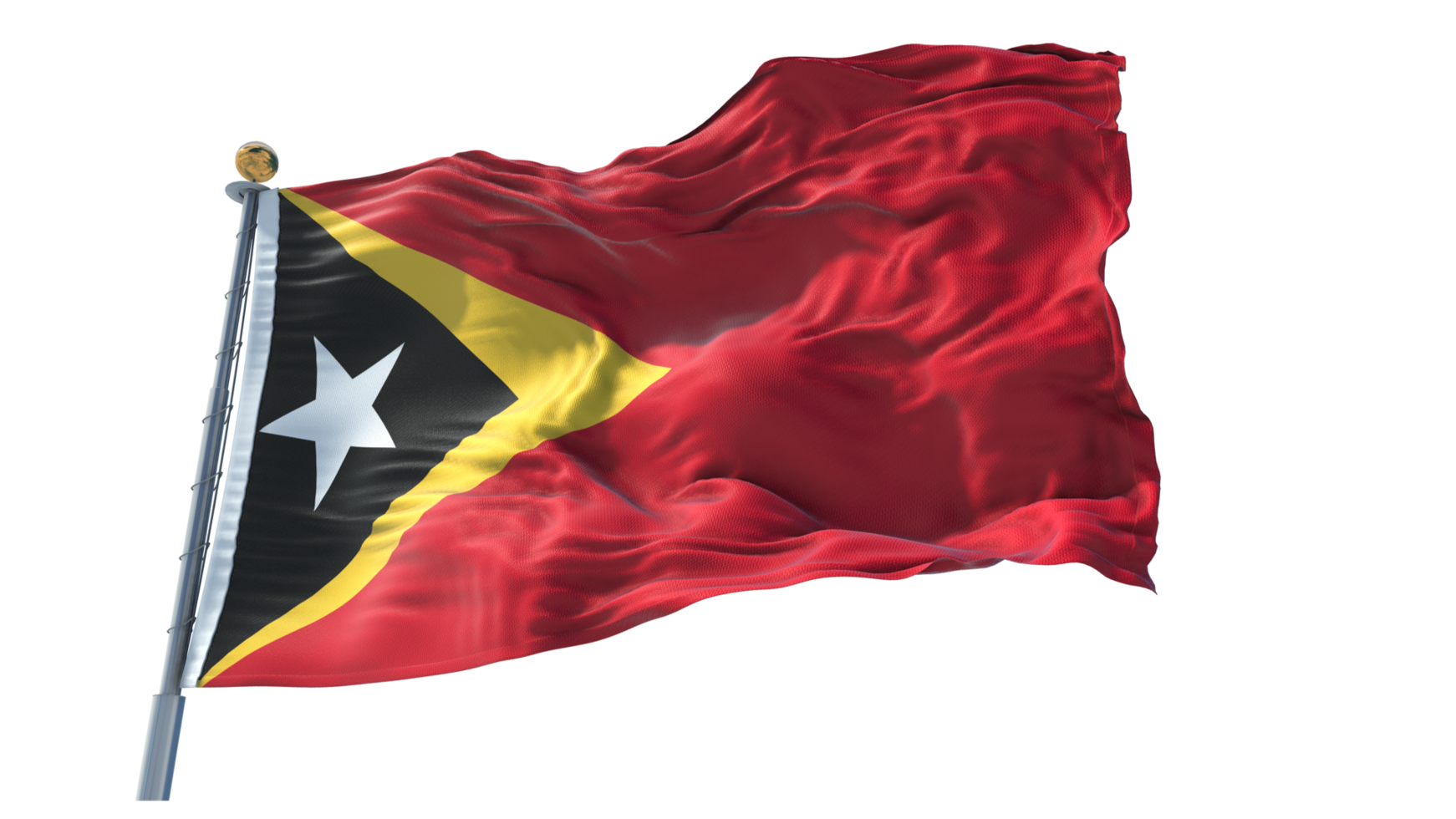 öst timor flagga png