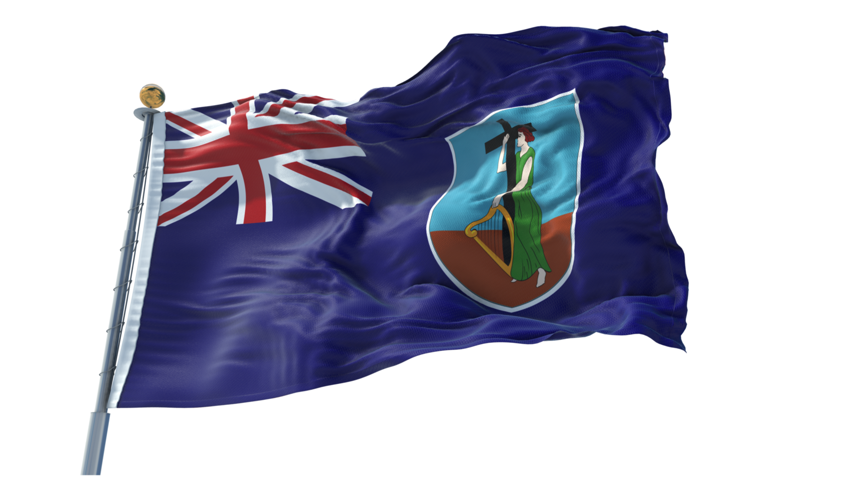 Montserrat Flag PNG