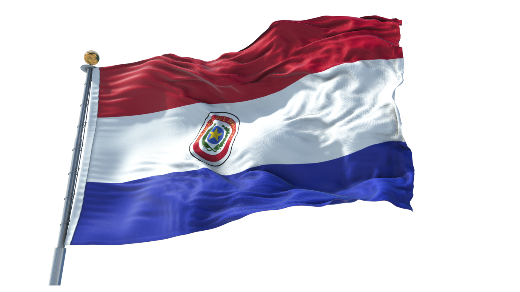 Paraguay vlag PNG