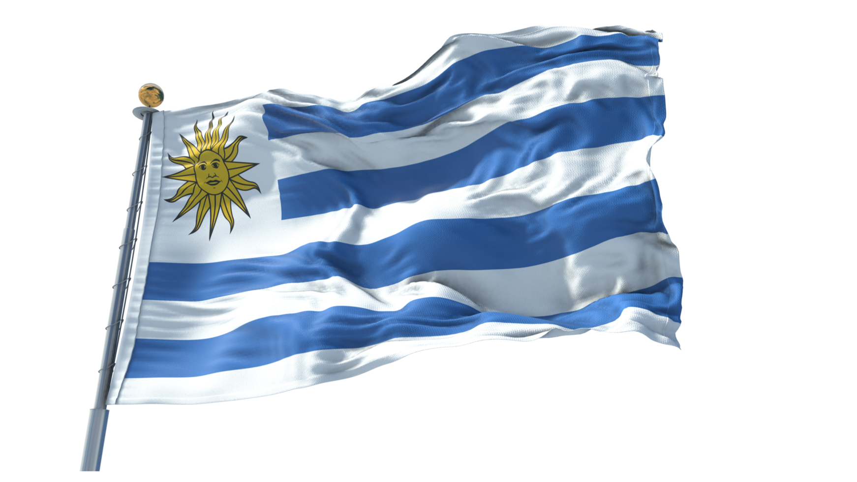 Bandeira Do Uruguai PNG