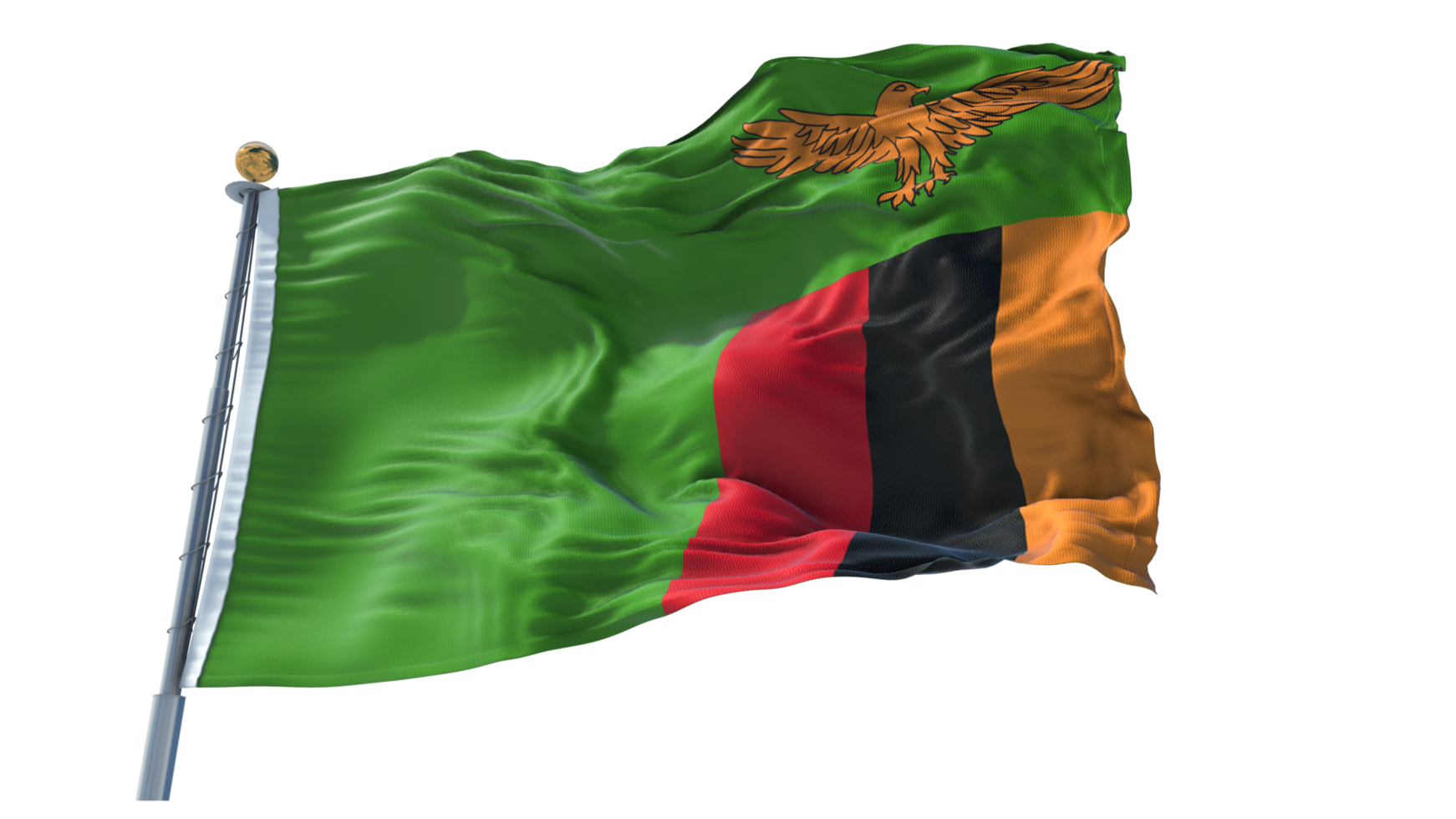 bandera de zambia png