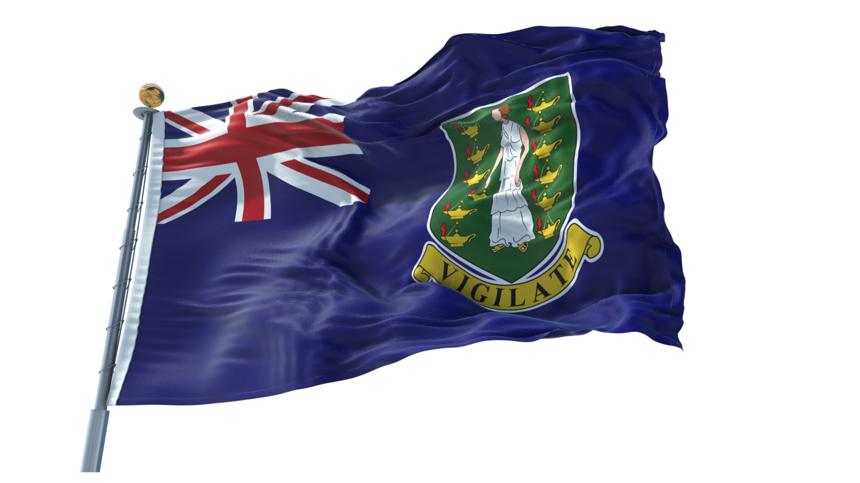 Virgin Islands UK Flag PNG