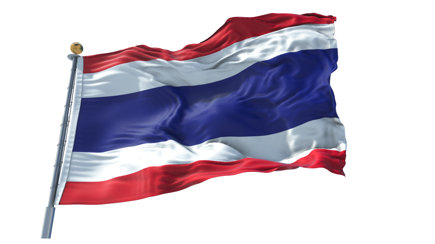 Thailand vlag PNG