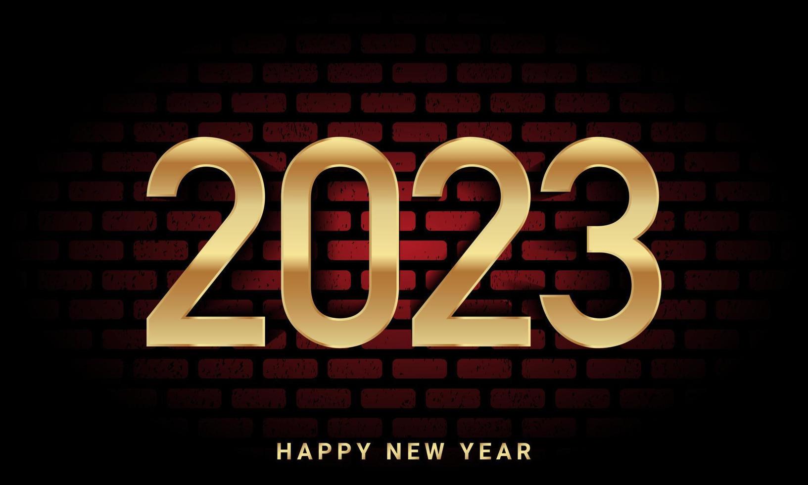 Happy New Year Background Design. vector