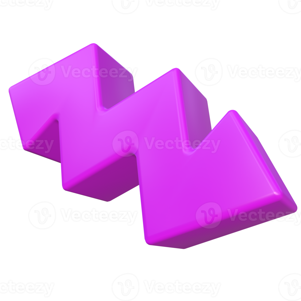 abstrakte donner geometrische form 3d rendern png