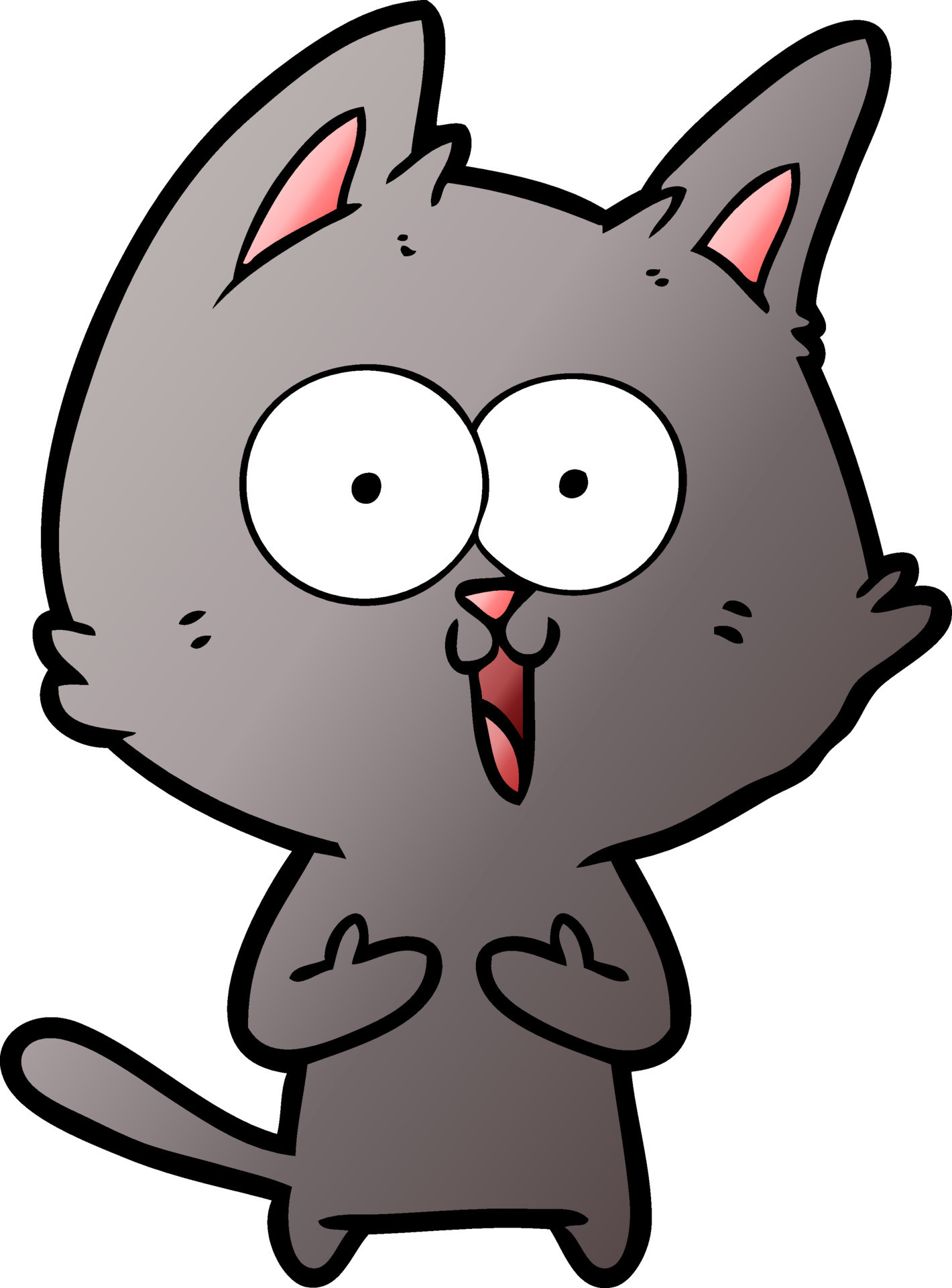 funny cartoon cat 12303579 Vector Art at Vecteezy