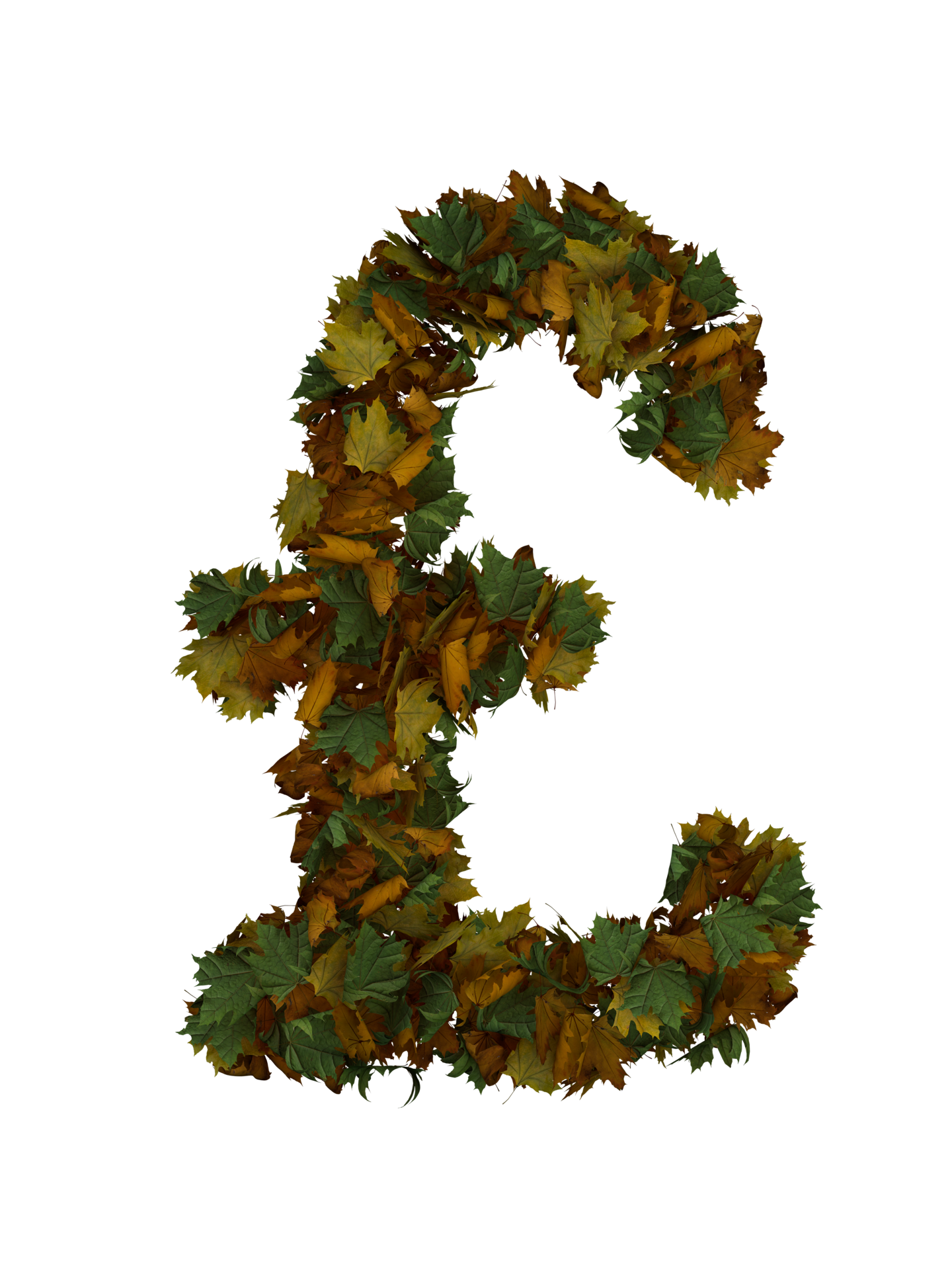 Text made out of autumn leafe typeface gbp 12304633 png