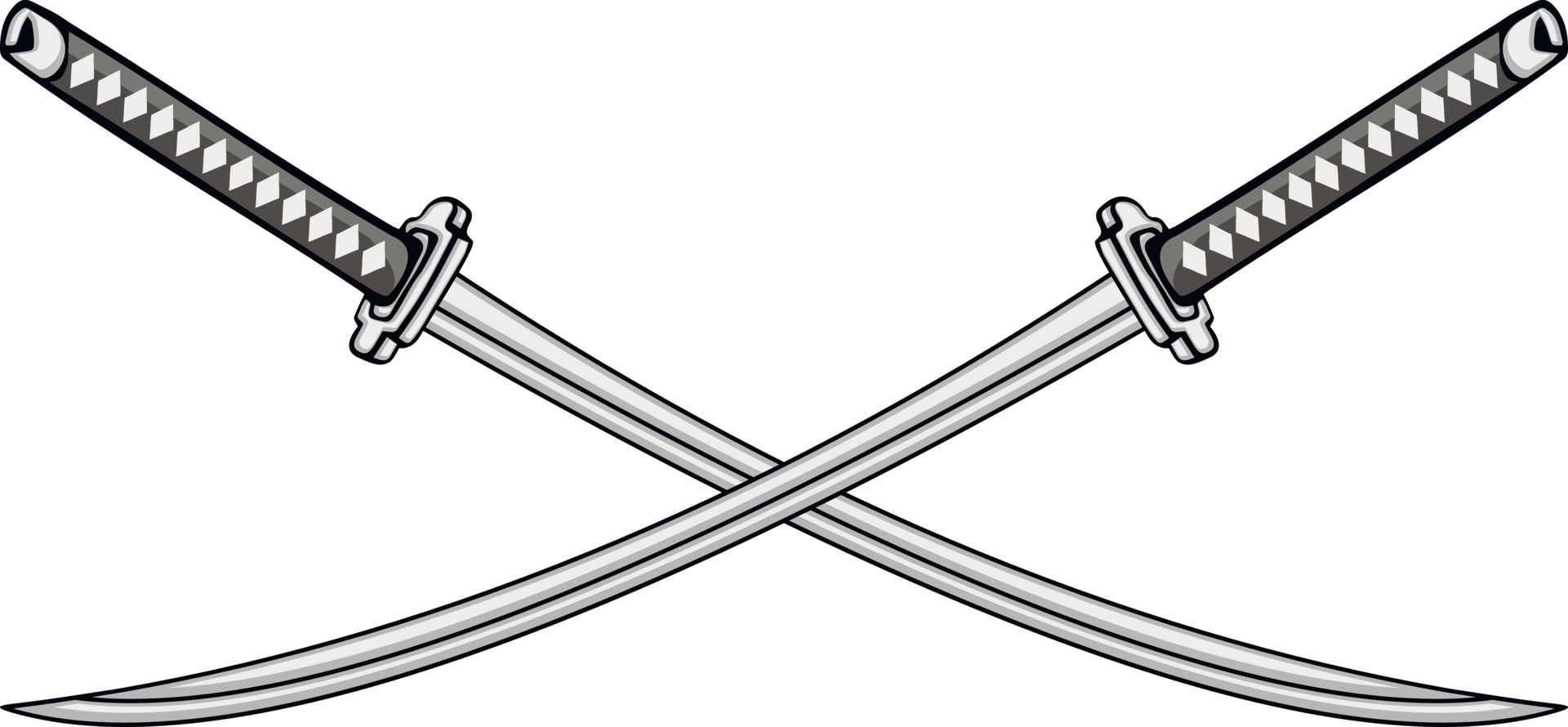 heraldic crossed swords 12304938 Vector Art at Vecteezy