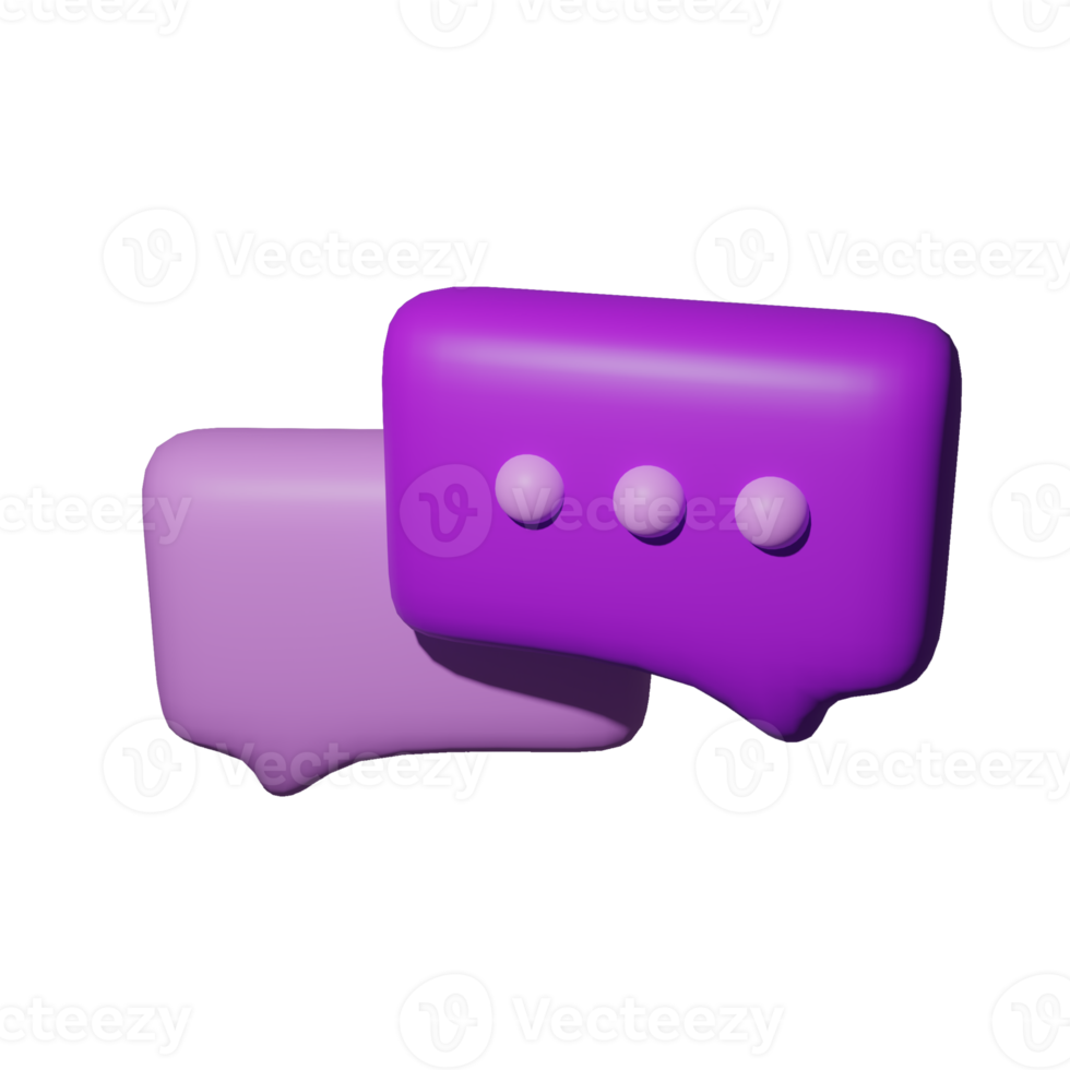 3D icon rendering dialog box png