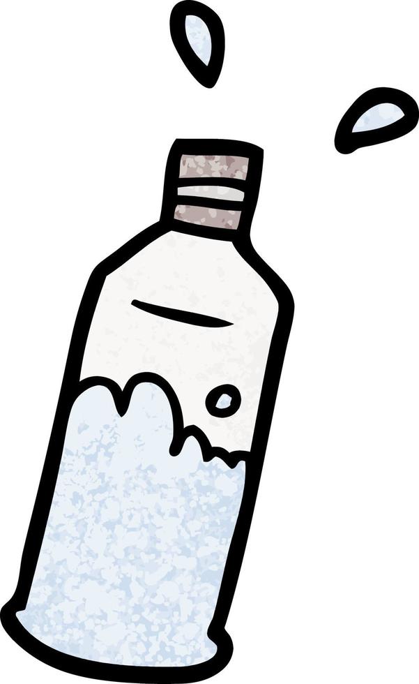 cartoon water bottle vector