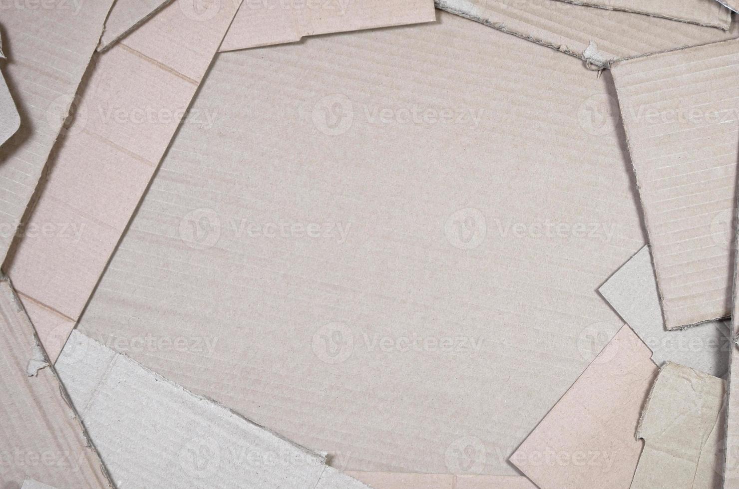 Background of paper textures piled ready to recycle. A pack of old office cardboard for recycling of waste paper. Pile of wastepaper photo
