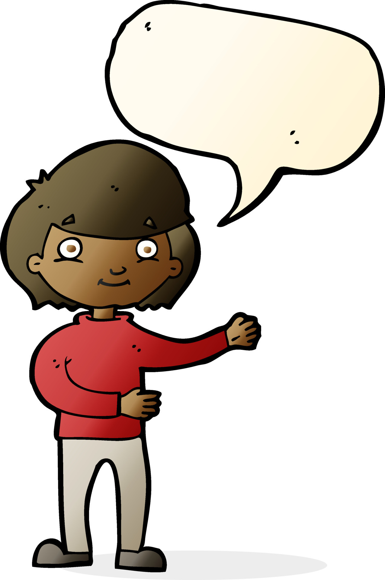 cartoon happy person with speech bubble 12307528 Vector Art at Vecteezy cartoon happy person with speech bubble 12307528 Vector Art at Vecteezy