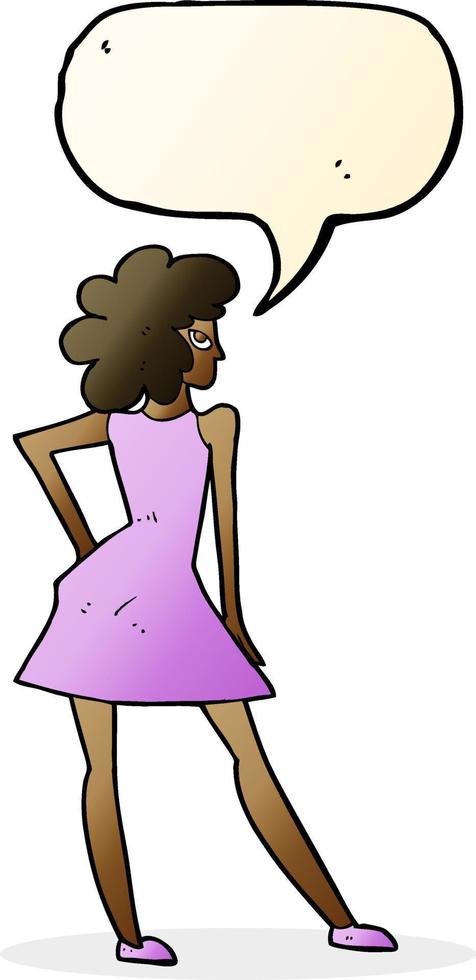 caricatura, mujer, posar, en, vestido, con, burbuja del discurso 12307576 Vector en Vecteezy caricatura, mujer, posar, en, vestido, con, burbuja del discurso 12307576 Vector en Vecteezy