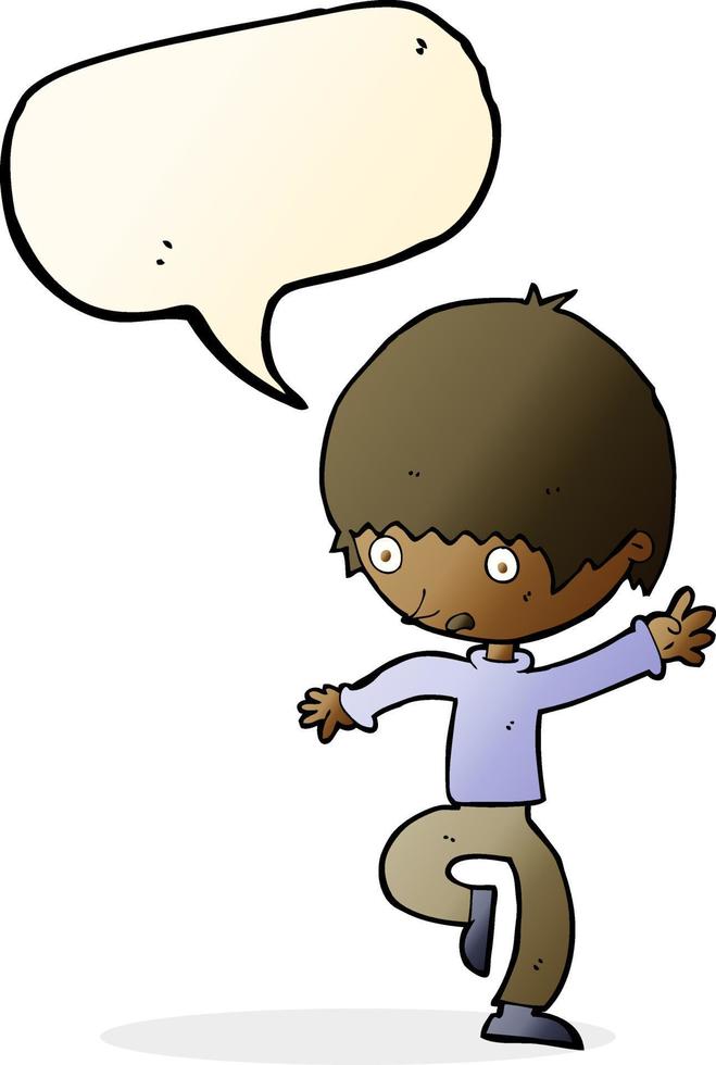 cartoon panicking man with speech bubble vector