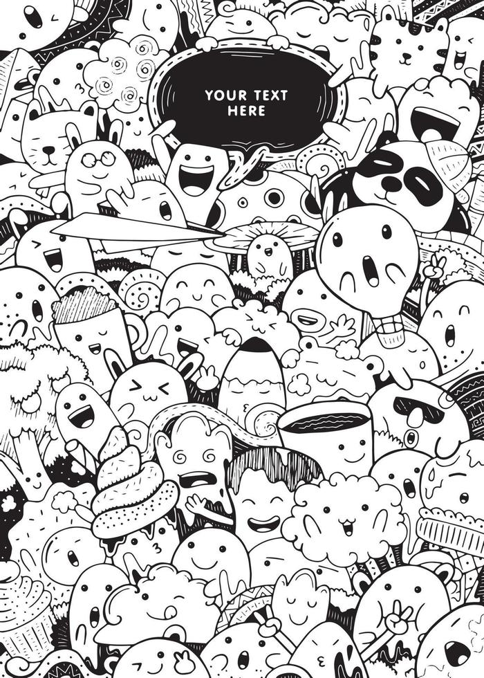 cute doodle vector illustration