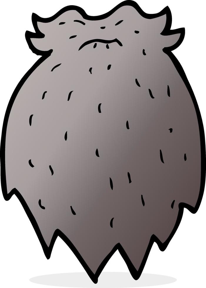 cartoon fake beard vector
