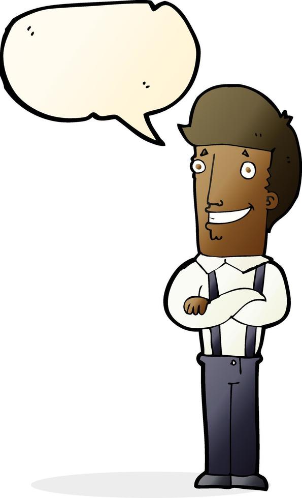 cartoon proud man with speech bubble 12308664 Vector Art at Vecteezy cartoon proud man with speech bubble 12308664 Vector Art at Vecteezy
