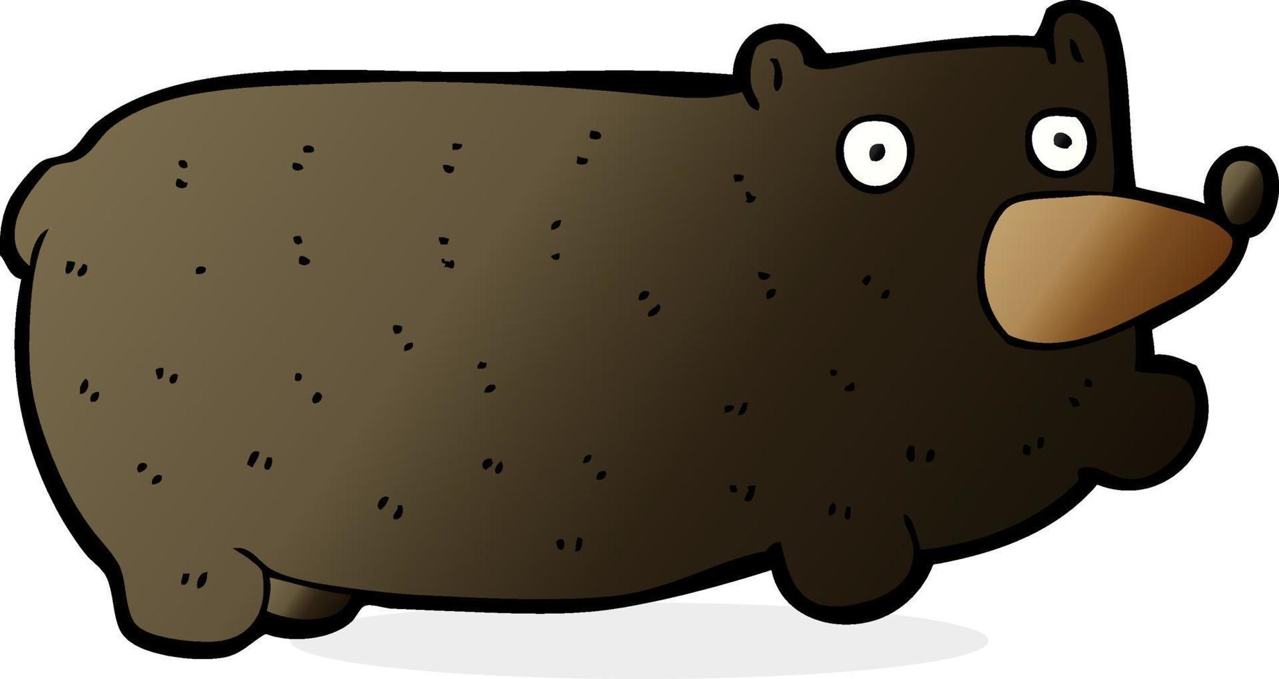 funny cartoon bear vector