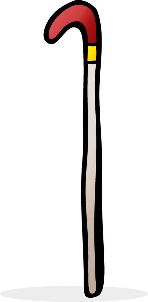 cartoon walking stick vector