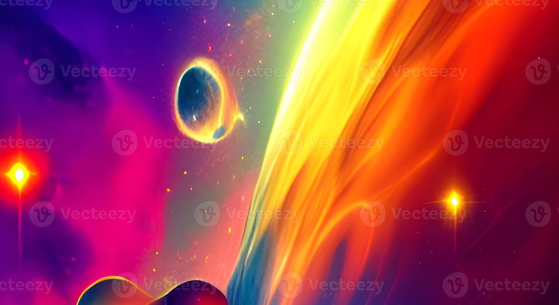 agujero negro, fondo de pantalla de ciencia ficción. belleza del espacio  profundo. gráficos coloridos para el fondo, como ondas de agua, nubes,  cielo nocturno, universo, galaxia, planetas, 12310057 Foto de stock en