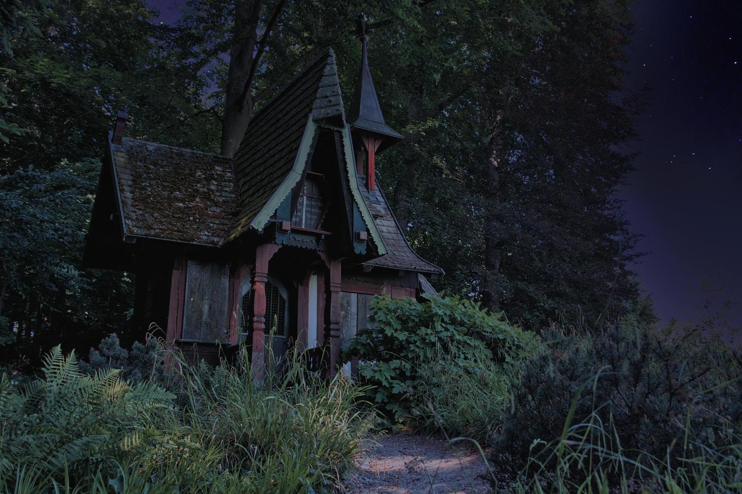 Ueberlingen, Baden-Wuertemberg, Germany, 2022 - Abandoned witch house photo