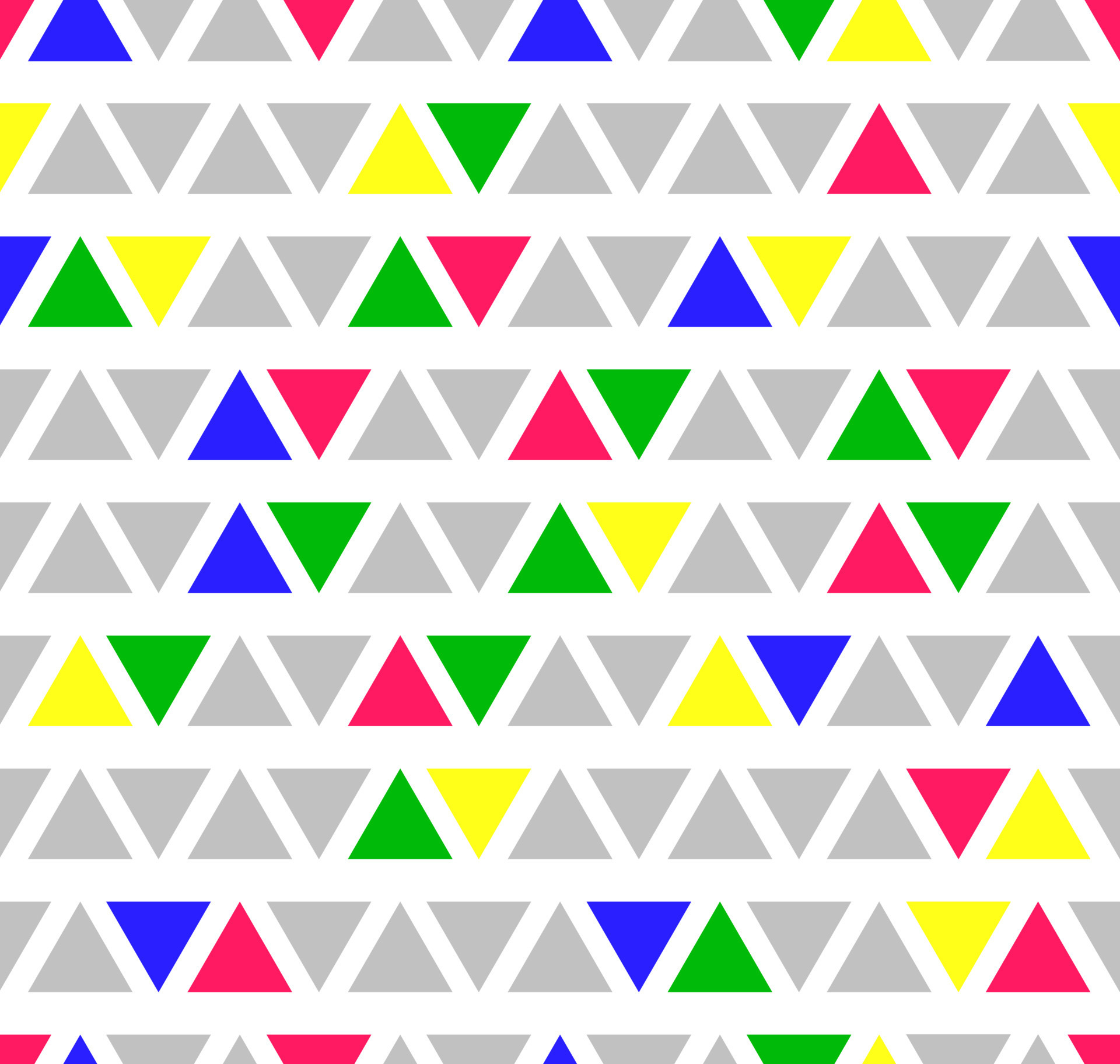 formas geométricas, triángulos, alternancia de colores, arriba y abajo