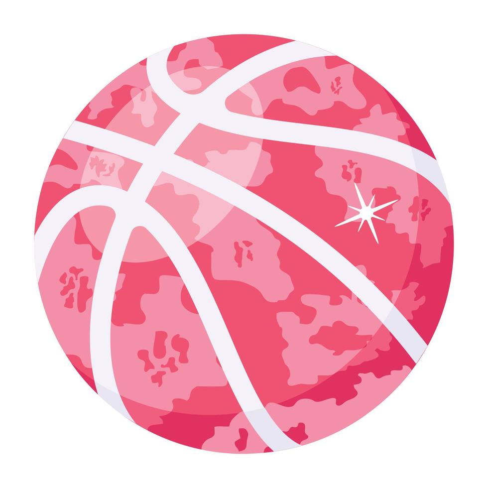 un icono de descarga de vector plano de baloncesto