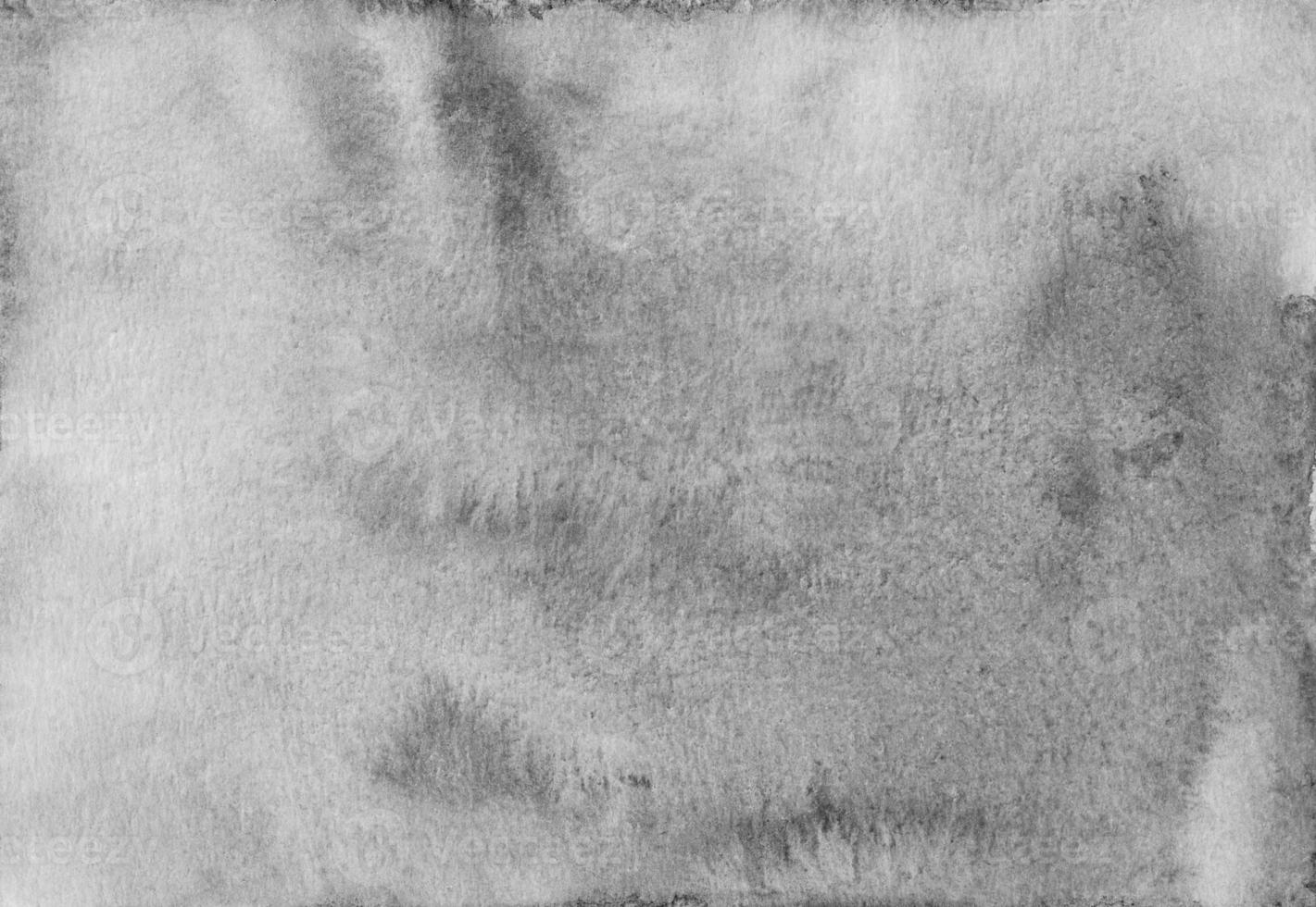Watercolor calm gray background texture. Aquarelle monochrome stains on paper. photo