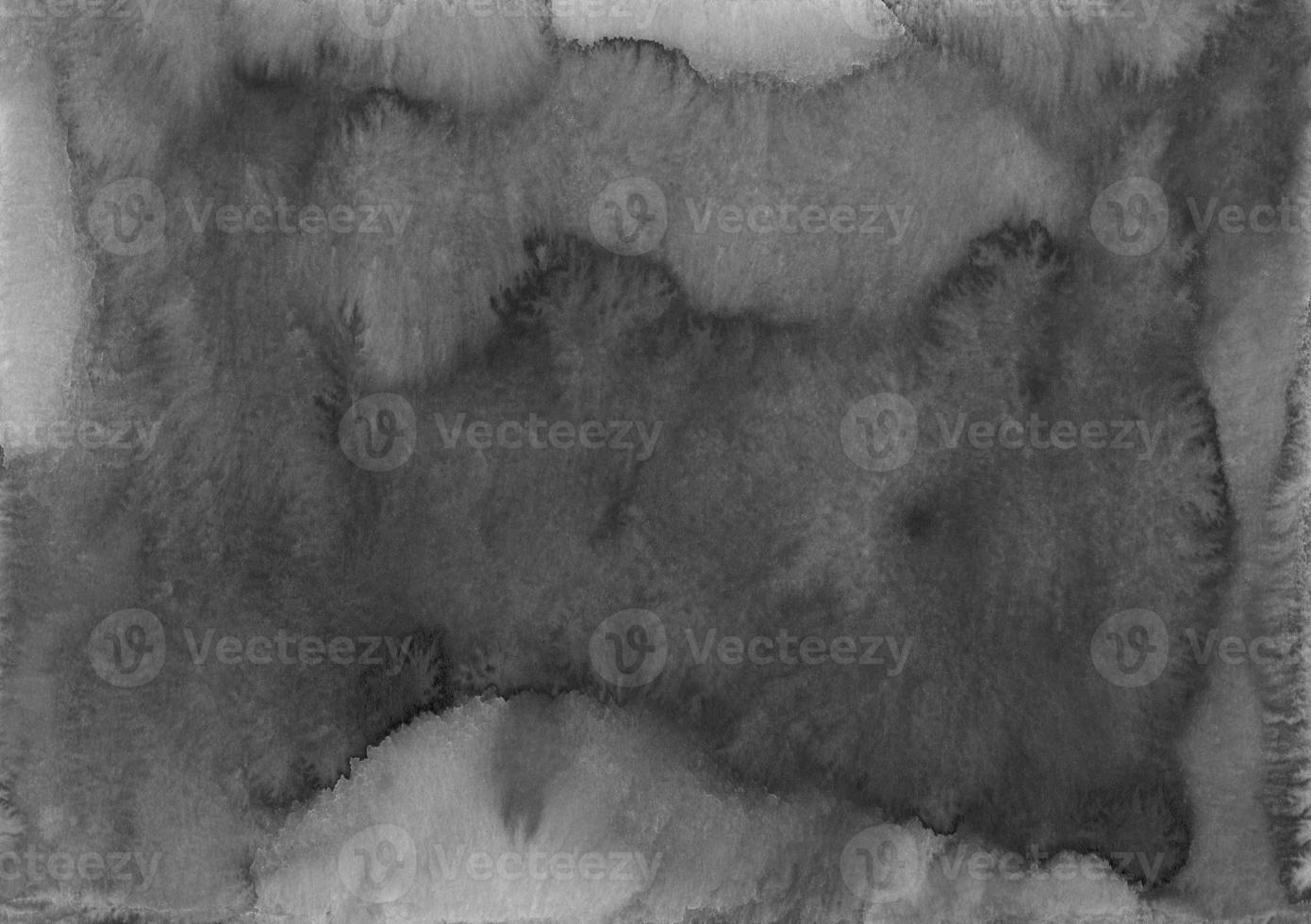 Watercolor dark gray background. Hand painted watercolour black and white texture. Monochrome liquid overlay photo