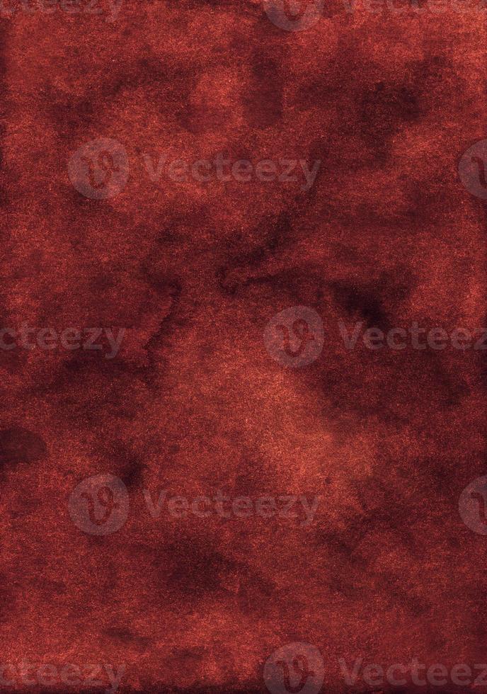 Watercolor deep red background texture. Aquarelle abstract old dark red backdrop photo