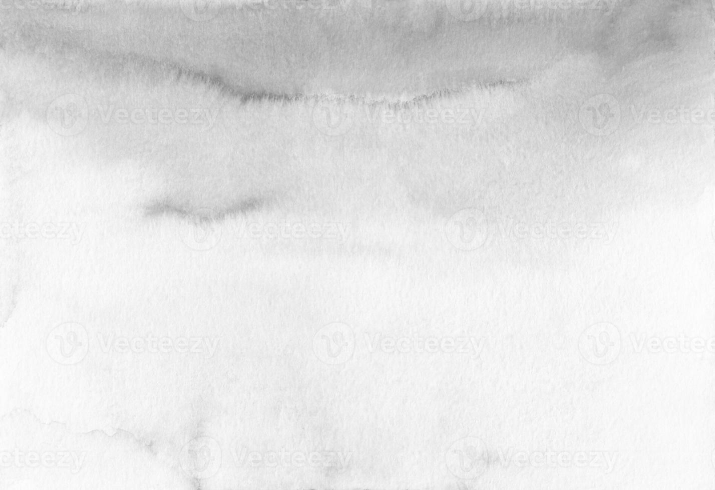 Watercolor light gray and white ombre background. Monochrome painting wallpaper. photo