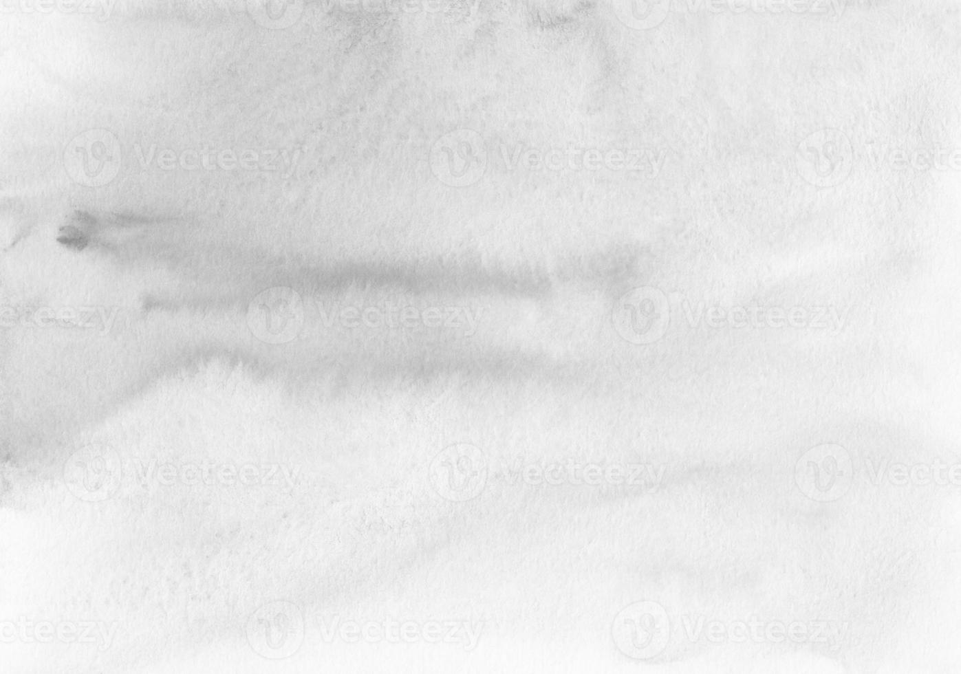 Watercolor light gray background texture, hand painted. Artistic black and white backdrop, stains on paper. Aquarelle monochrome painting wallpaper. photo