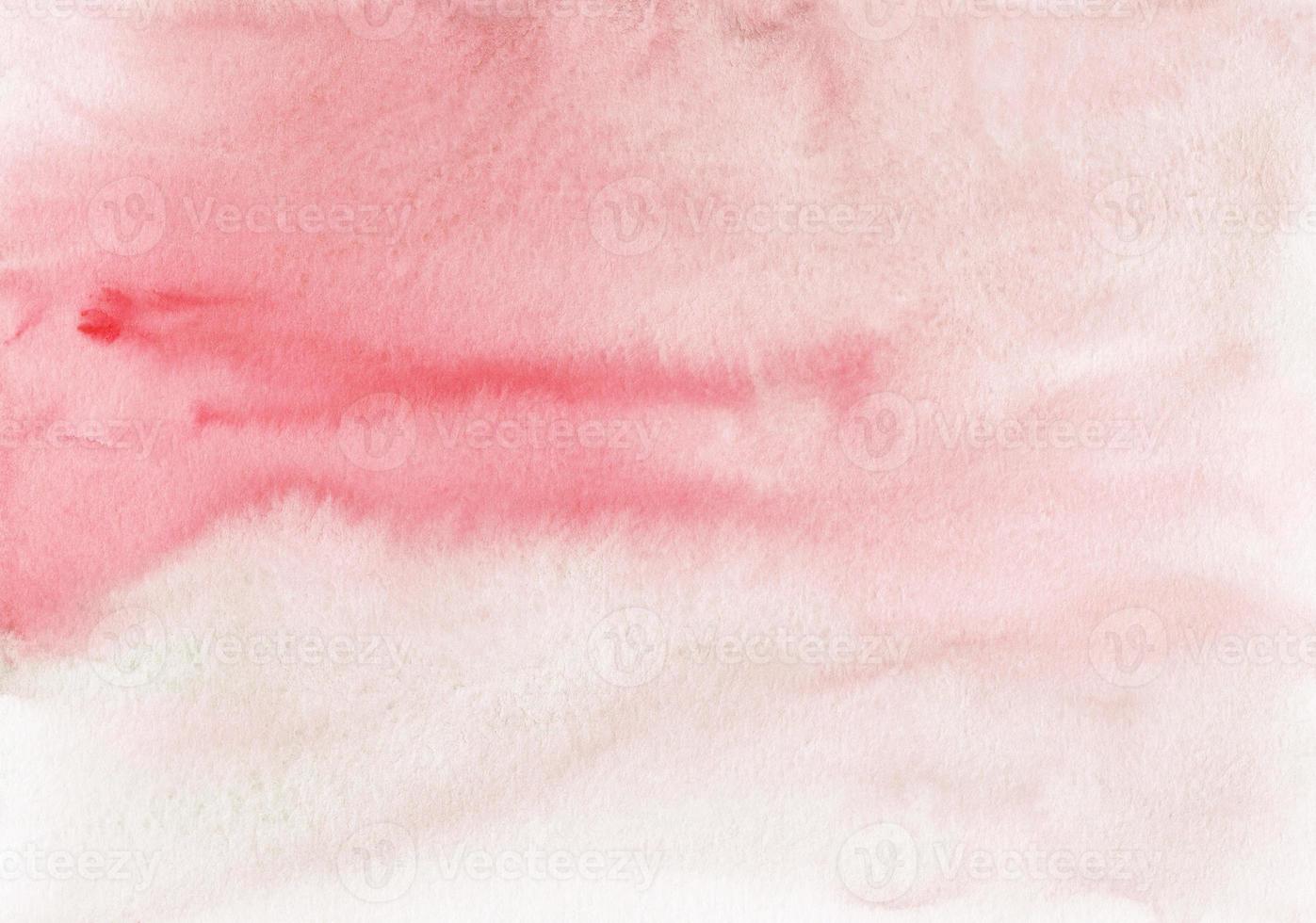 Watercolor gradient pastel red background texture, hand painted