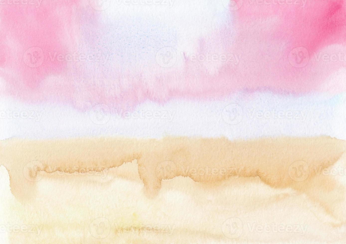 Watercolor pastel peach color background texture. Light orange stains on  paper, hand painted. 12313485 Stock Photo at Vecteezy