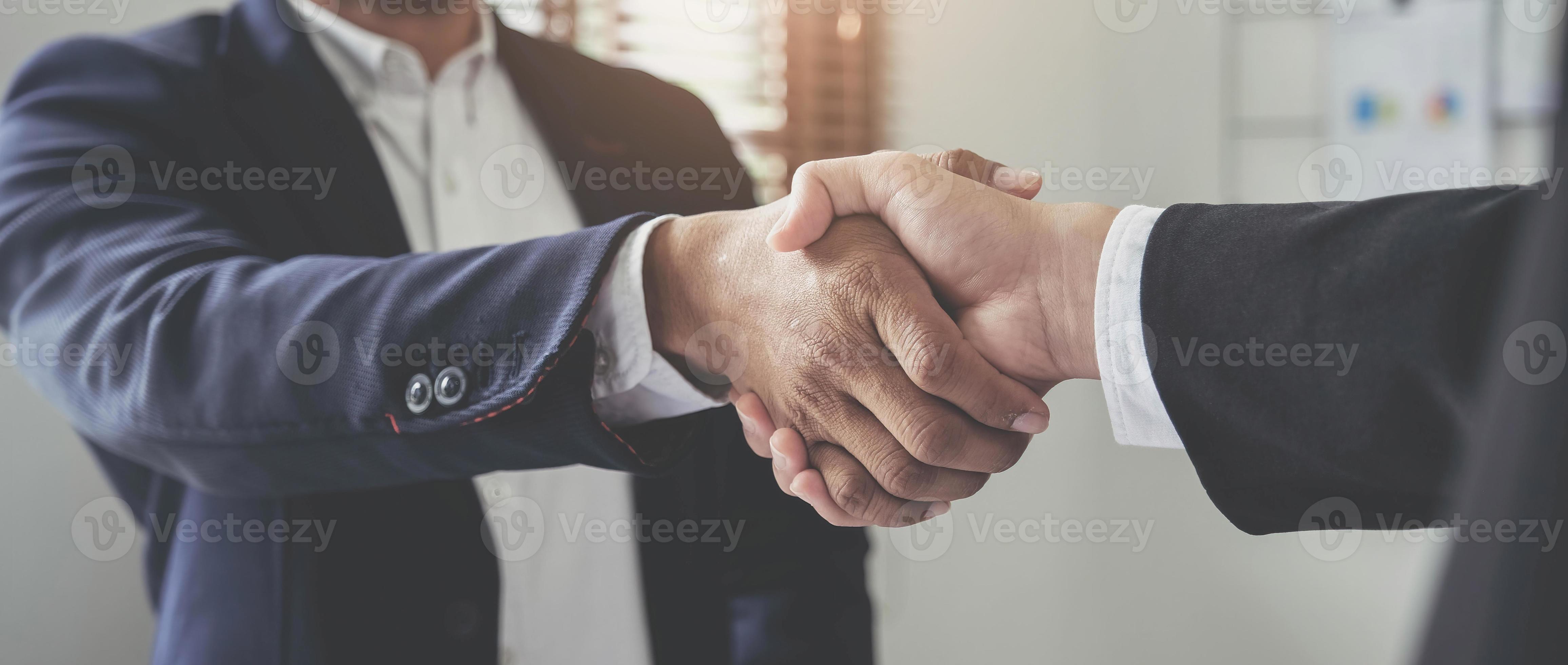 Business People. Successful Business Partner Shaking Hands in th