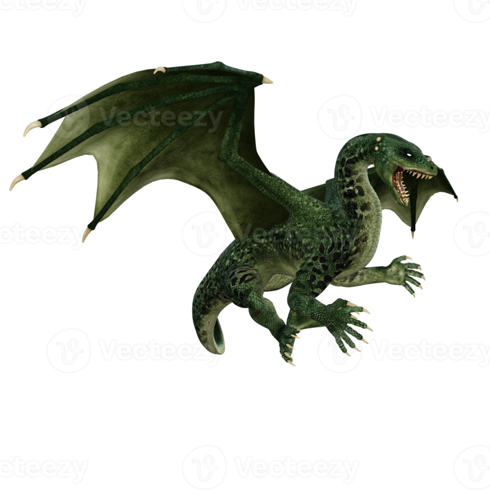 Dragon 3d Model png