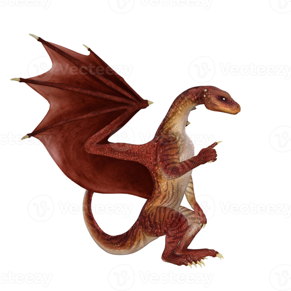 Dragon 3d Model png