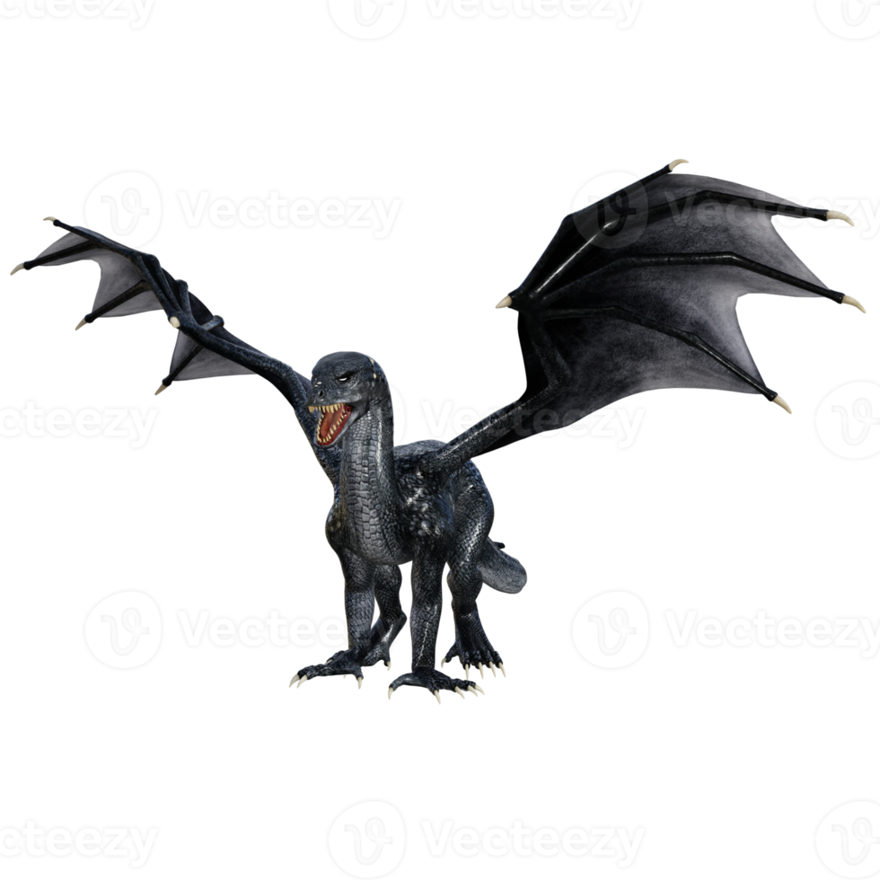 Dragon 3d Model png