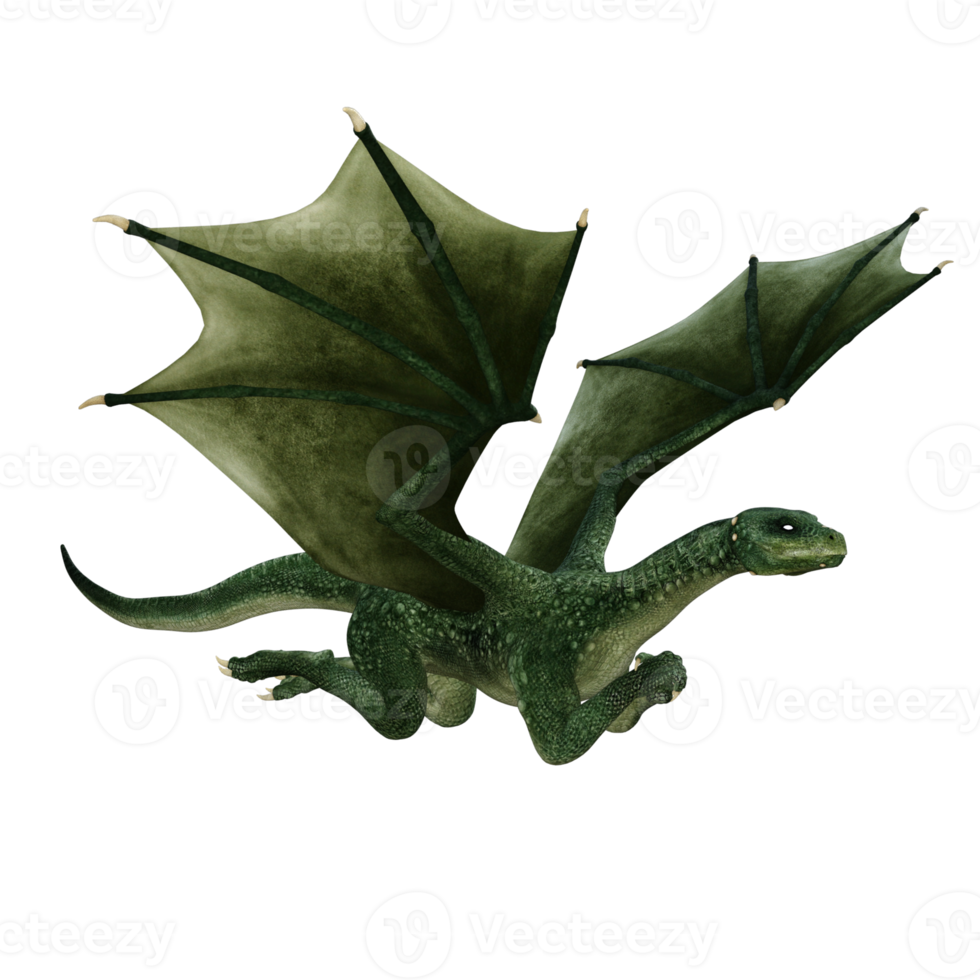 Dragon 3d Model png