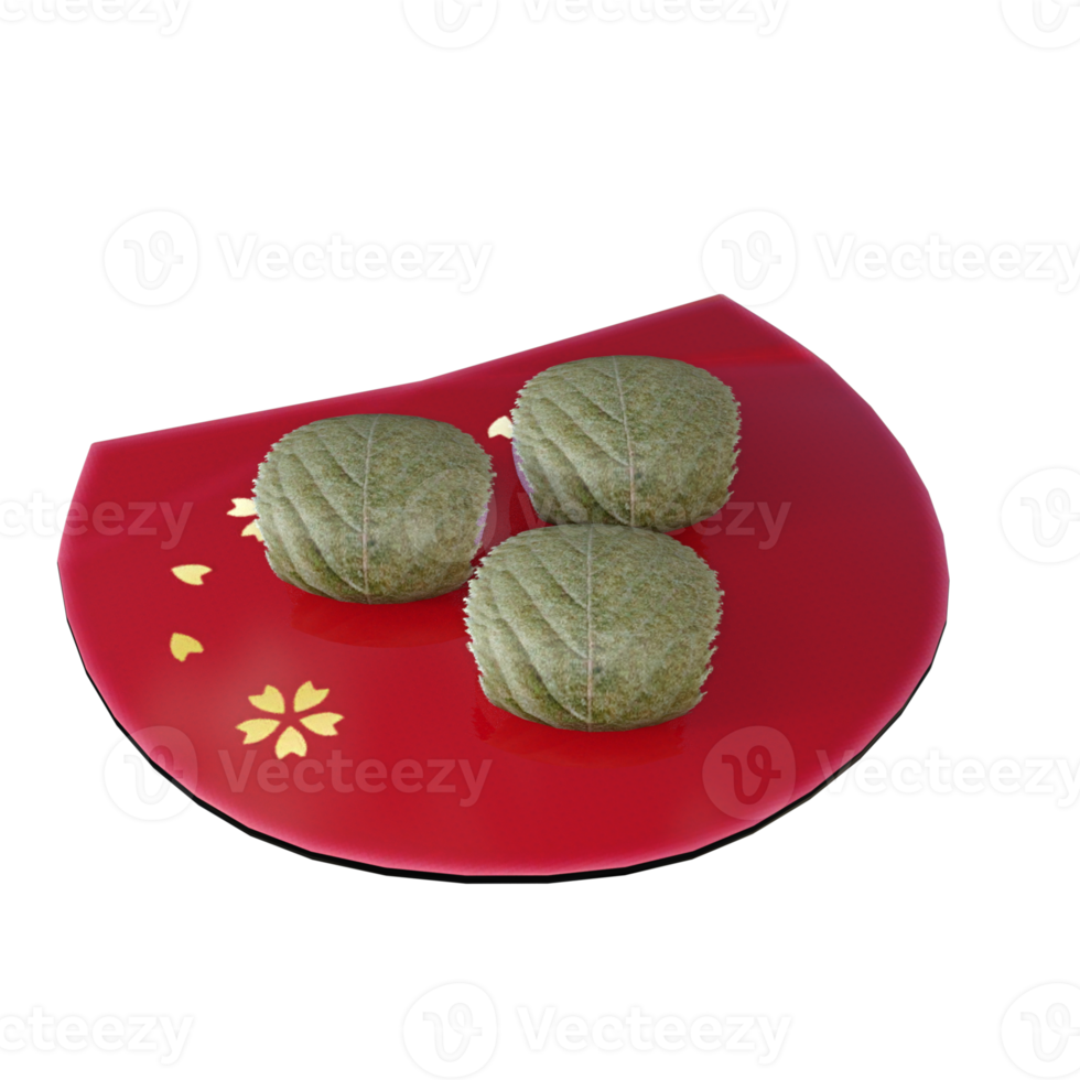 Japanese Food 3d Rendering png