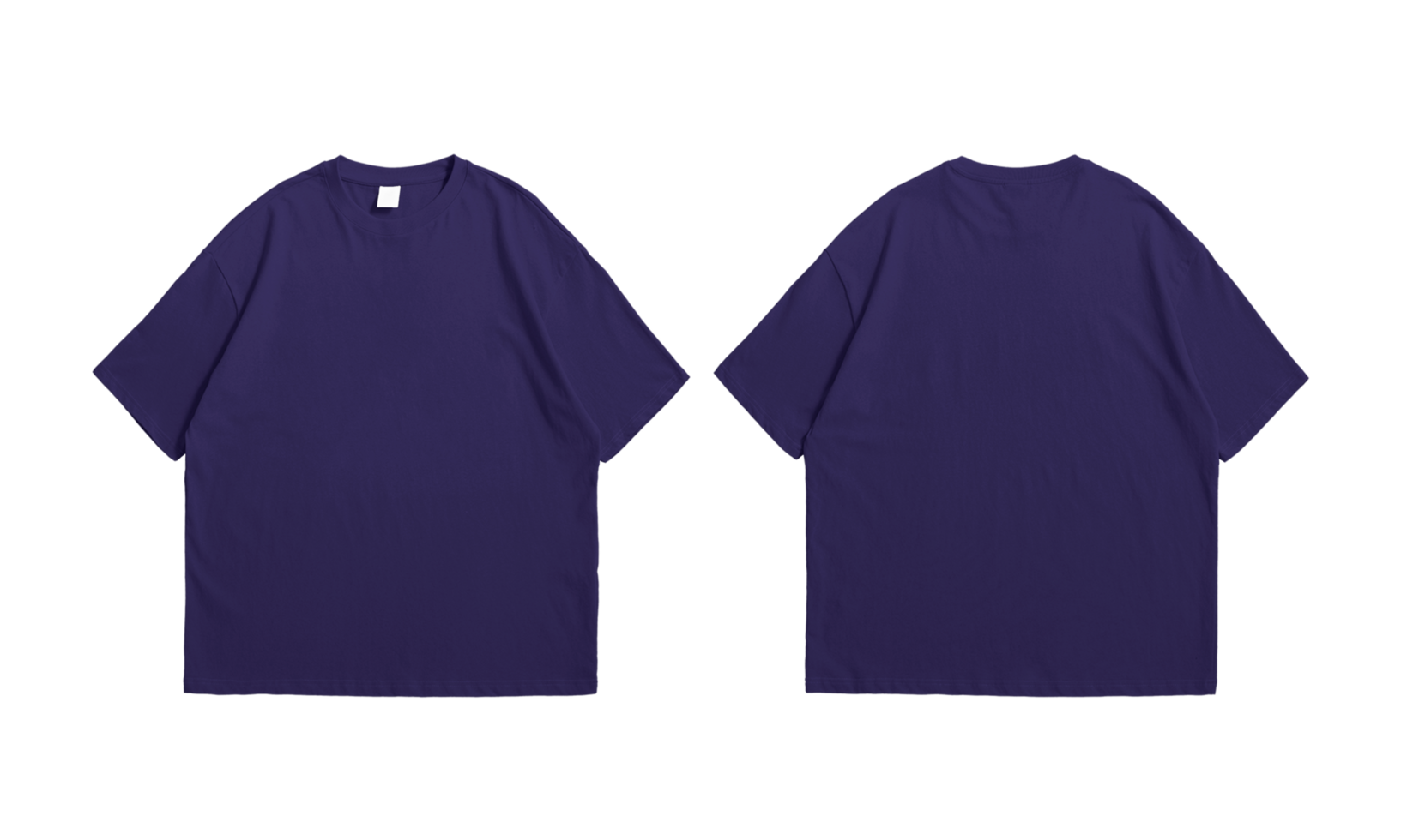 camiseta marinho oversize frente e fundo transparente png