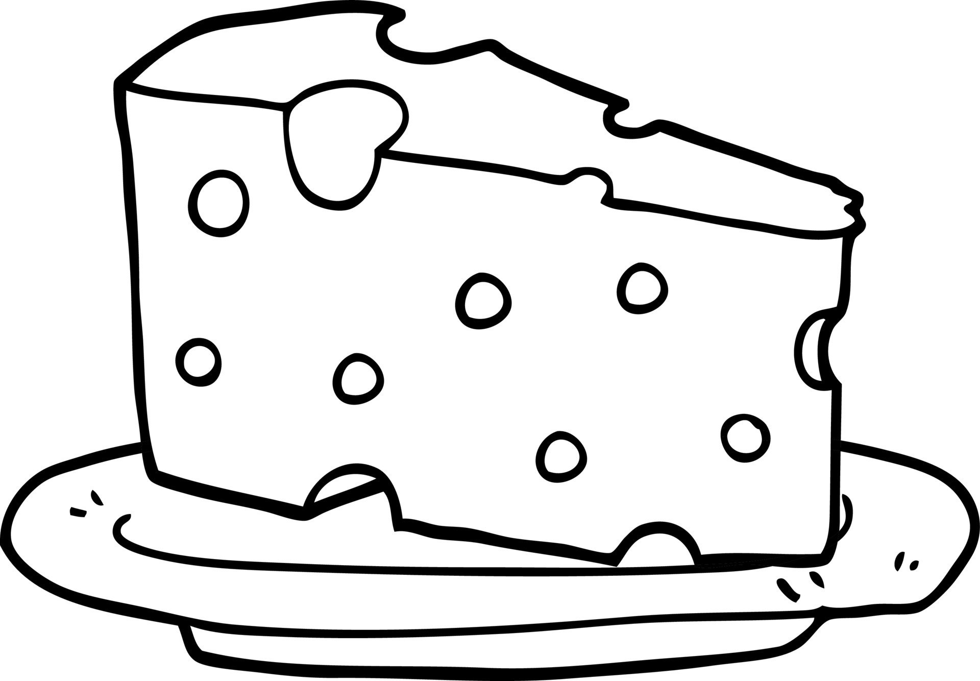 cartoon cheese on plate 12317717 Vector Art at Vecteezy cartoon cheese on plate 12317717 Vector Art at Vecteezy