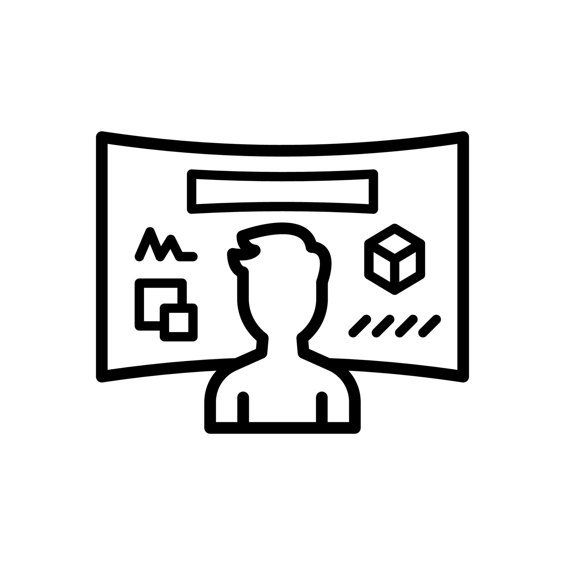 Virtual Reality Screen Outline Icon Vector And Illustration 12318099 Virtual Reality Screen Outline Icon Vector And Illustration 12318099