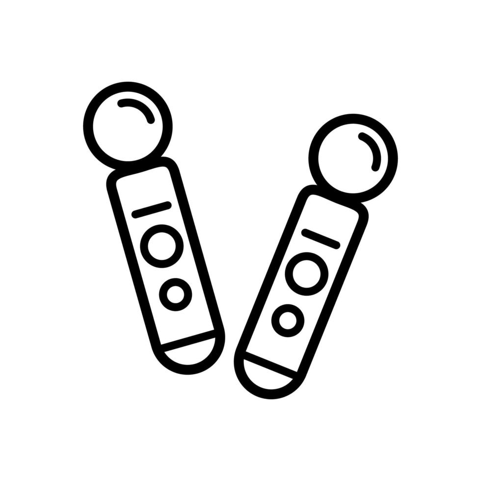 VR Controller outline icon, Vector and Illustration.