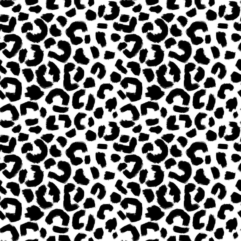 Leopard Skin Artwork Imitation Print. vector