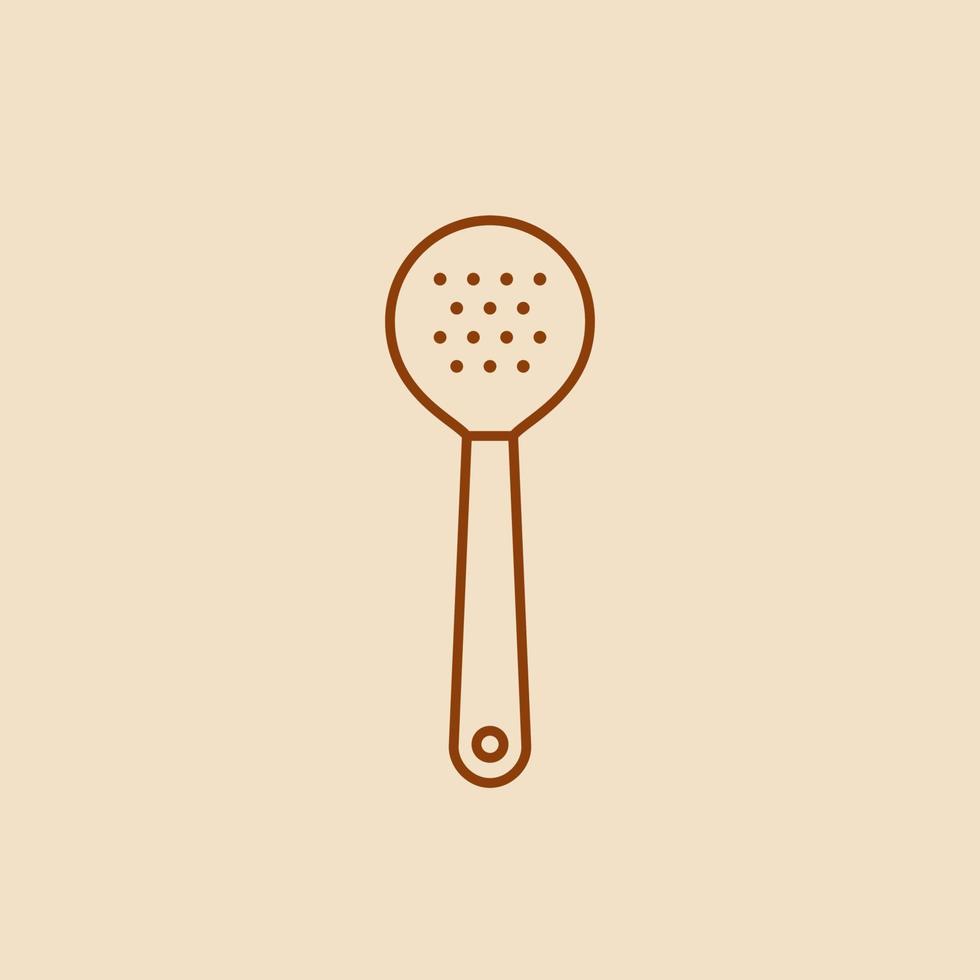 mesh skimmer outline icon vector
