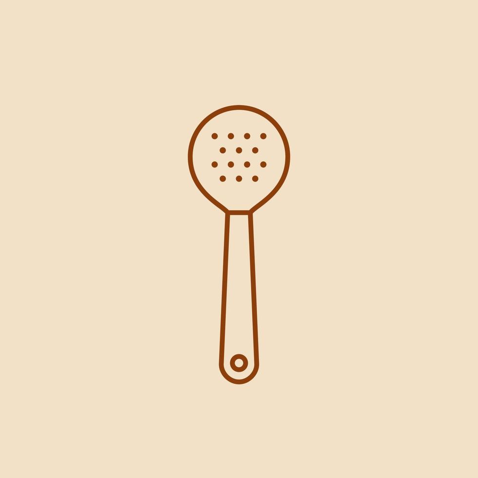 mesh skimmer outline icon vector