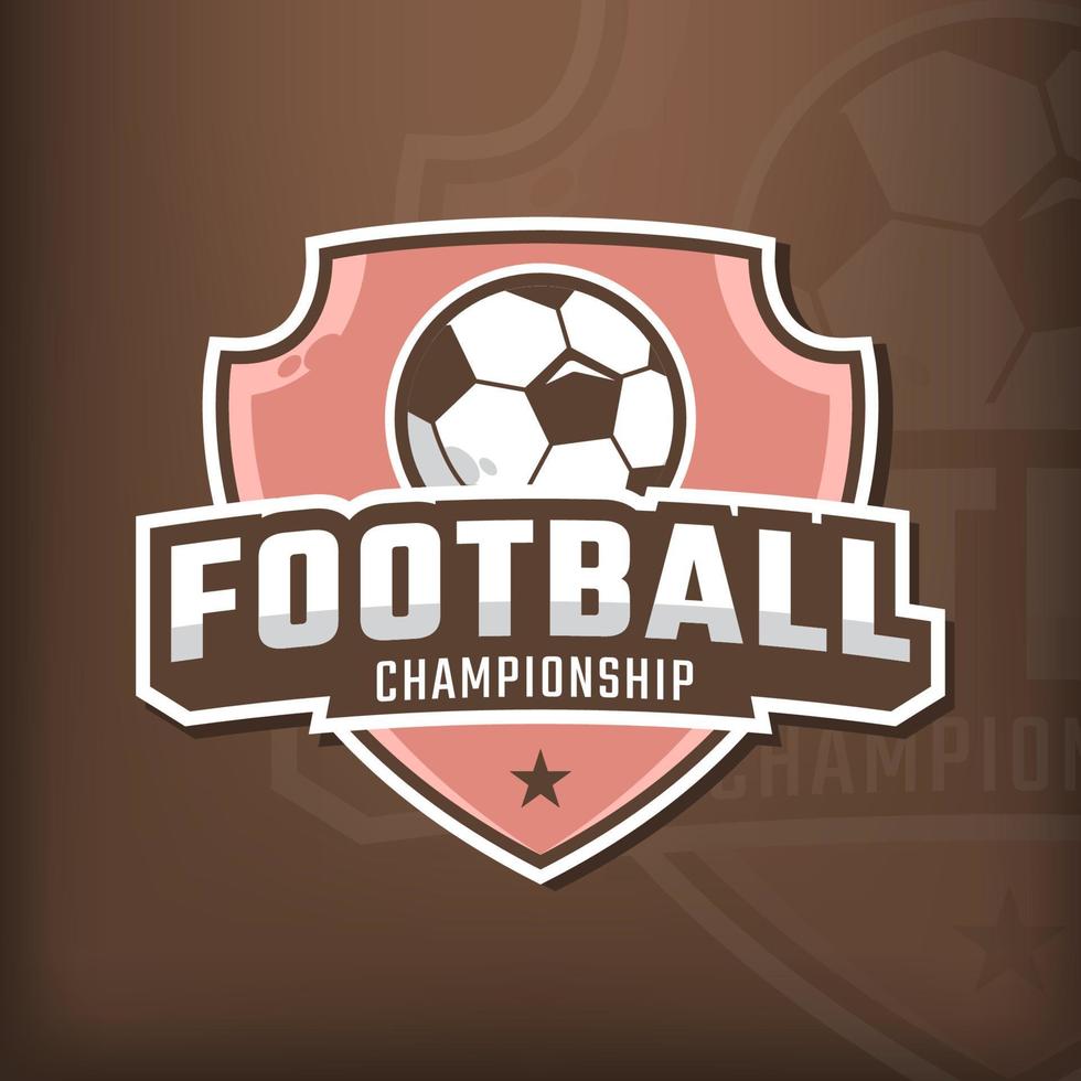 Professional logo for football vector