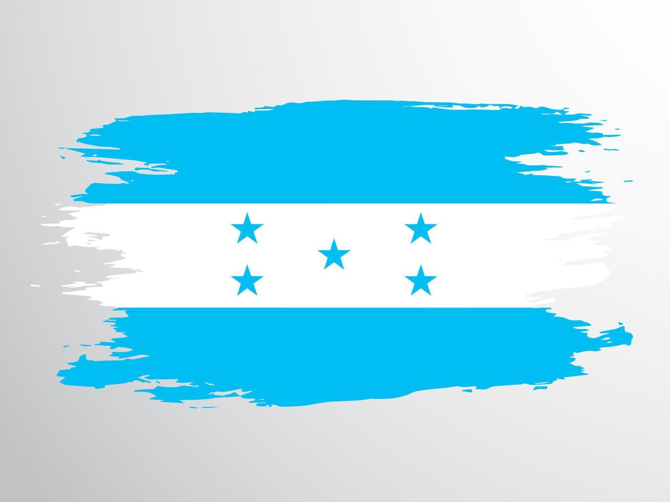 bandera del país de honduras. vector